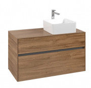 Тумба під раковину Villeroy & Boch Collaro 100х50 см ДСП дуб канзас C04000RH