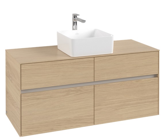 Тумба під раковину Villeroy&Boch Collaro 120х50 см ДСП північний дуб C04100VJ