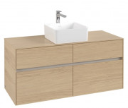 Тумба под раковину Villeroy & Boch Collaro 120х50 см ДСП северный дуб C04100VJ