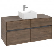 Тумба под раковину Villeroy & Boch Collaro 120х50 см ДСП дуб аризона C04100VH