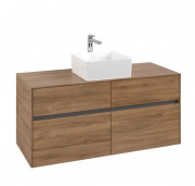 Тумба під раковину Villeroy & Boch Collaro 120х50 см ДСП дуб канзас C04100RH