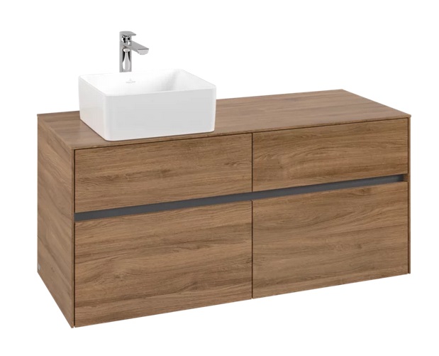 Тумба под раковину Villeroy & Boch Collaro 120х50 см ДСП дуб канзас C04200RH