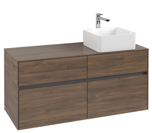 Тумба под раковину Villeroy & Boch Collaro 120х50 см ДСП дуб аризона C04300VH