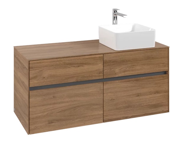 Тумба под раковину Villeroy & Boch Collaro 120х50 см ДСП дуб канзас C04300RH