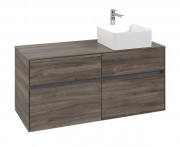 Тумба під раковину Villeroy & Boch Collaro 120х50 см ДСП кам'яний дуб C04300RK