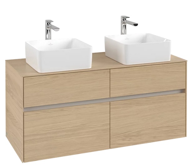 Тумба под раковину Villeroy & Boch Collaro 120х50 см ДСП северный дуб C04400VJ