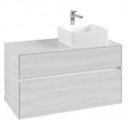 Тумба под раковину Villeroy & Boch Collaro 100х50 см ДСП белое дерево C04000E8