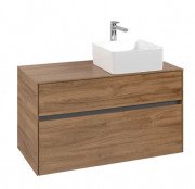 Тумба під раковину Villeroy & Boch Collaro 100х50 см ДСП дуб канзас C04000RH