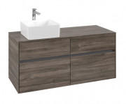 Тумба під раковину Villeroy & Boch Collaro 120х50 см ДСП кам'яний дуб C04200RK