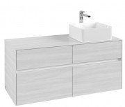Тумба под раковину Villeroy & Boch Collaro 120х50 см ДСП белое дерево C04300E8