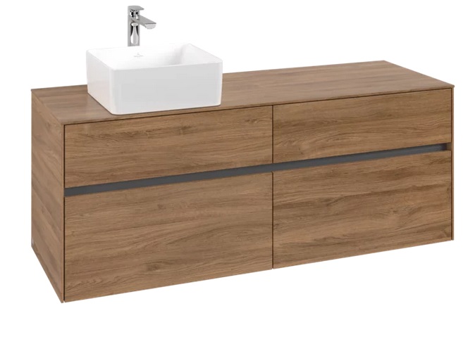 Тумба под раковину Villeroy & Boch Collaro 140х50 см ДСП дуб канзас C04600RH