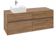 Тумба під раковину Villeroy & Boch Collaro 140х50 см ДСП дуб канзас C04600RH