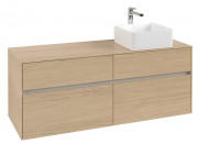 Тумба под раковину Villeroy & Boch Collaro 140х50 см ДСП северный дуб C04700VJ