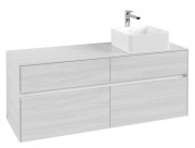 Тумба под раковину Villeroy & Boch Collaro 140х50 см ДСП белое дерево C04700E8