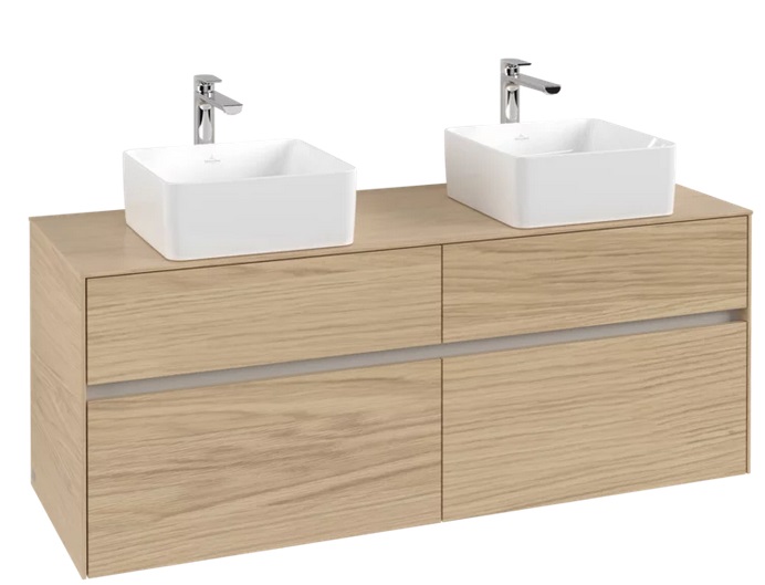 Тумба під раковину Villeroy & Boch Collaro 140х50 см ДСП північний дуб C04800VJ