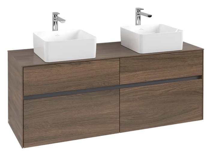 Тумба под раковину Villeroy & Boch Collaro 140х50 см ДСП дуб аризона C04800VH