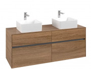 Тумба под раковину Villeroy & Boch Collaro 140х50 см ДСП дуб канзас C04800RH