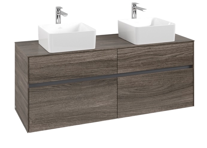 Тумба под раковину Villeroy & Boch Collaro 140х50 см ДСП каменный дуб C04800RK