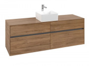 Тумба під раковину Villeroy & Boch Collaro 160х50 см ДСП дуб канзас C04900RH