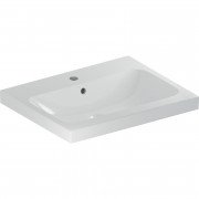 Раковина для ванної Geberit iCon Light 60x48 см з отвором під змішувач білий санфарфор 501.847.00.1