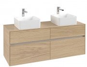 Тумба під раковину Villeroy & Boch Collaro 140х50 см ДСП північний дуб C04800VJ