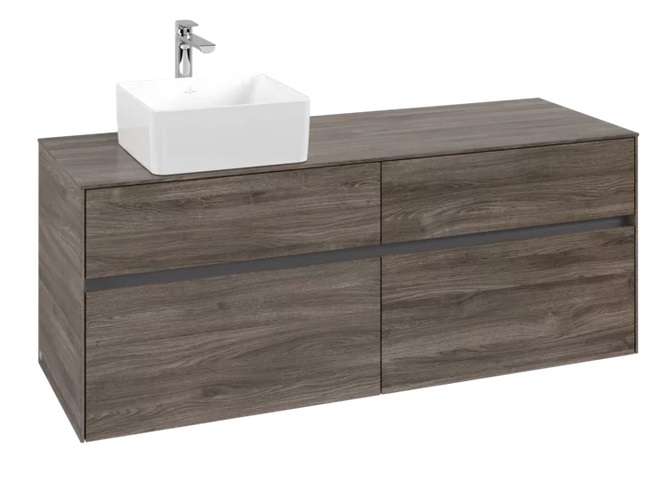 Тумба под раковину Villeroy & Boch Collaro 160х50 см ДСП каменный дуб C05000RK
