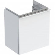 Тумба під раковину Geberit iCon 37x41, 5x27, 9 см ДСП білий глянцевий ручка хром глянцевий 502.300.01.2