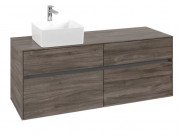 Тумба под раковину Villeroy & Boch Collaro 160х50 см ДСП каменный дуб C05000RK