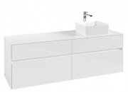 Тумба під раковину Villeroy&Boch Collaro 160х50 см МДФ глянсовий білий C05100DH