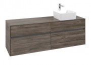 Тумба під раковину Villeroy & Boch Collaro 160х50 см ДСП кам'яний дуб C05100RK