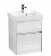 Тумба під раковину Villeroy & Boch Collaro 46х37,4 см із підсвічуванням ДСП біле дерево C006B0E8