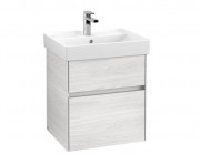 Тумба під раковину Villeroy & Boch Collaro 51х41,4 см із підсвічуванням ДСП біле дерево C007B0E8