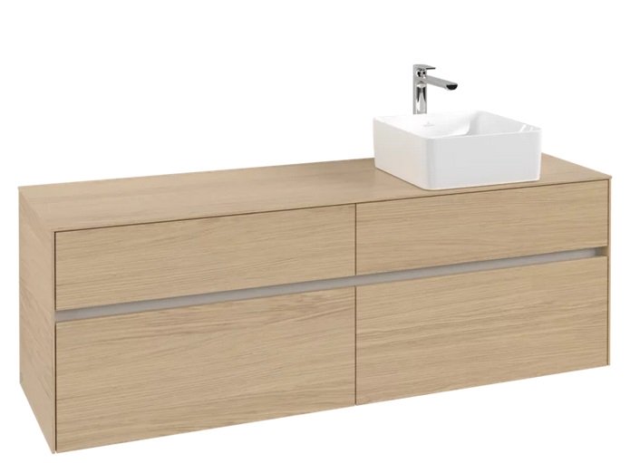 Тумба под раковину Villeroy & Boch Collaro 160х50 см ДСП северный дуб C05100VJ