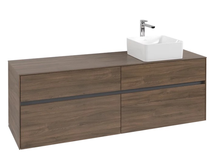 Тумба під раковину Villeroy & Boch Collaro 160х50 см ДСП дуб аризона C05100VH