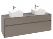 Тумба под раковину Villeroy & Boch Collaro 160х50 см ДСП трюфель серый C05200VG