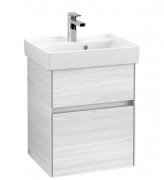 Тумба під раковину Villeroy & Boch Collaro 46х37,4 см із підсвічуванням ДСП біле дерево C006B0E8
