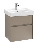 Тумба під раковину Villeroy & Boch Collaro 51х41,4 см з підсвічуванням ДСП сірий трюфель C007B0VG