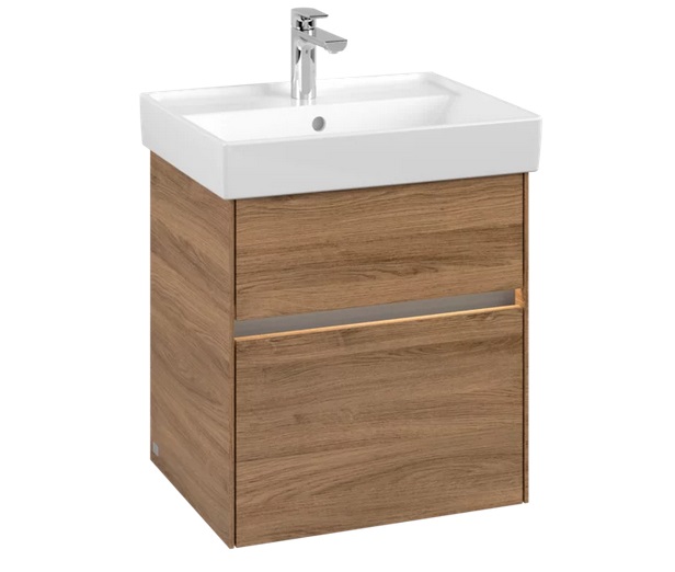 Тумба под раковину Villeroy & Boch Collaro 51х41,4 см с подсветкой ДСП дуб канзас C007B0RH