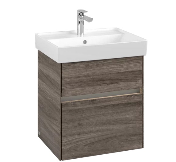 Тумба під раковину Villeroy & Boch Collaro 51х41,4 см з підсвічуванням ДСП кам'яний дуб C007B0RK