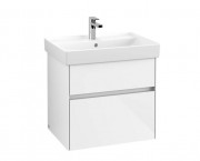Тумба під раковину Villeroy & Boch Collaro 60,4х44,4 см із підсвічуванням ДСП матовий білий C009B0MS