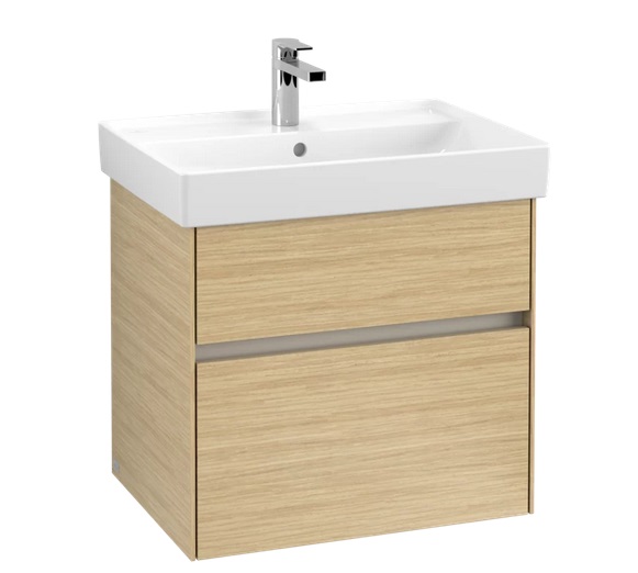 Тумба под раковину Villeroy & Boch Collaro 60,4х44,4 см с подсветкой ДСП северный дуб C009B0VJ