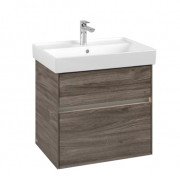 Тумба під раковину Villeroy & Boch Collaro 60,4х44,4 см із підсвічуванням ДСП кам'яний дуб C009B0RK