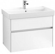 Тумба під раковину Villeroy & Boch Collaro 75,4х44,4 см із підсвічуванням ДСП матовий білий C010B0MS