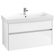 Тумба під раковину Villeroy & Boch Collaro 95,4х44,4 см із підсвічуванням МДФ глянсовий білий C011B0DH