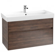 Тумба под раковину Villeroy & Boch Collaro 95,4х44,4 см с подсветкой ДСП дуб аризона C011B0VH