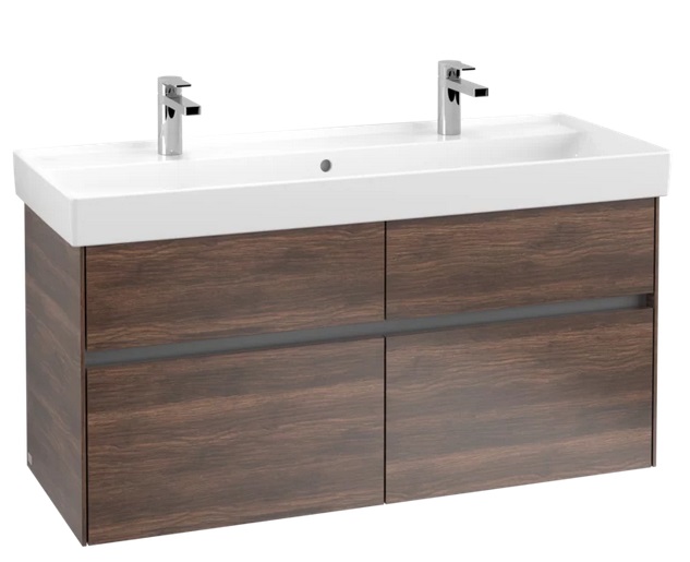 Тумба під раковину Villeroy & Boch Collaro 115,4 х44,4 см з підсвіткою ДСП дуб аризона C012B0VH