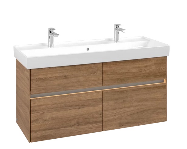 Тумба под раковину Villeroy & Boch Collaro 115,4х44,4 см с подсветкой ДСП дуб канзас C012B0RH