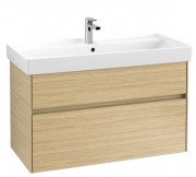 Тумба під раковину Villeroy & Boch Collaro 95,4х44,4 см із підсвічуванням ДСП північний дуб C011B0VJ