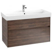 Тумба под раковину Villeroy & Boch Collaro 95,4х44,4 см с подсветкой ДСП дуб аризона C011B0VH