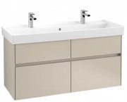 Тумба под раковину Villeroy & Boch Collaro 115,4х44,4 см с подсветкой ДСП мягкий серый C012B0VK